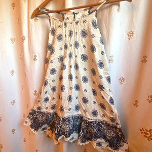 Blue and White Beach Cover/Dress
